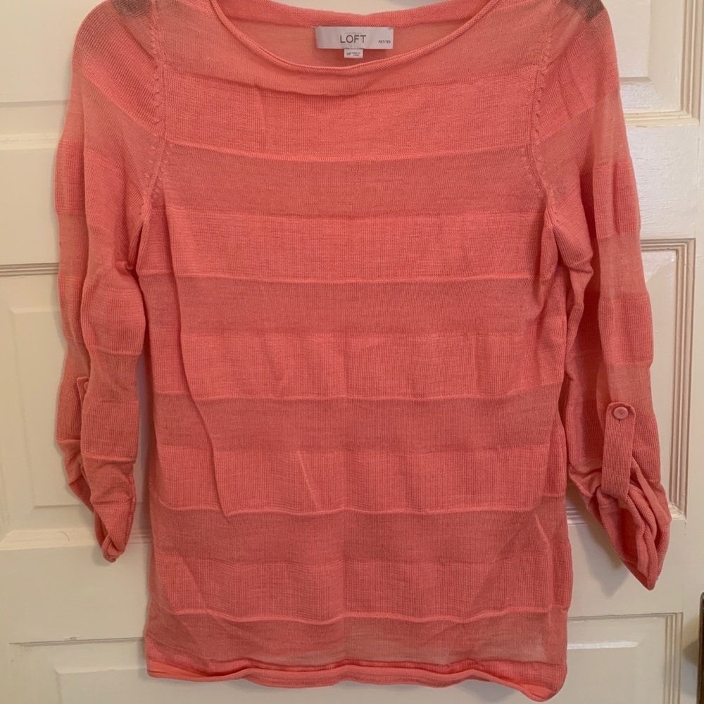 LOFT striped sweater